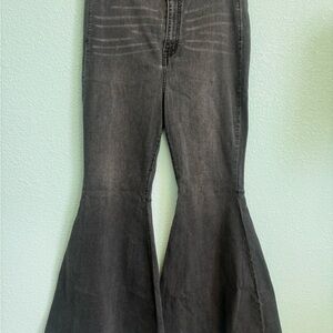 Free People Super Flare Jeans – Black – Size 32
